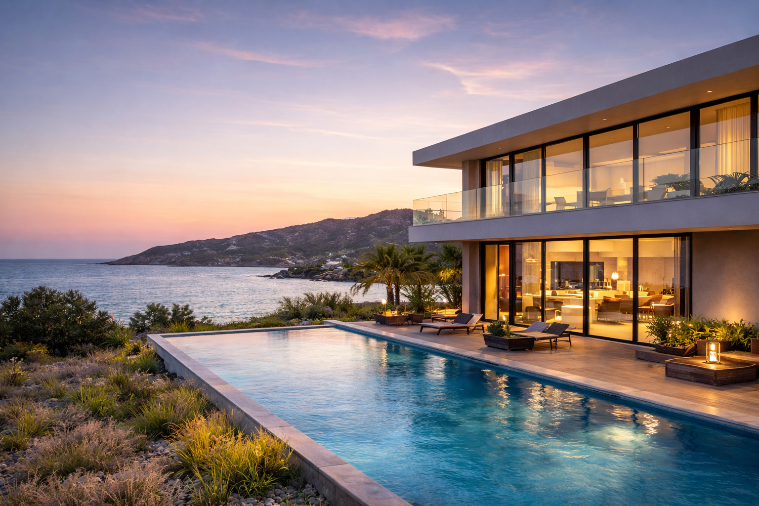 Εκπληκτική βίλα με θέα το ηλιοβασίλεμα